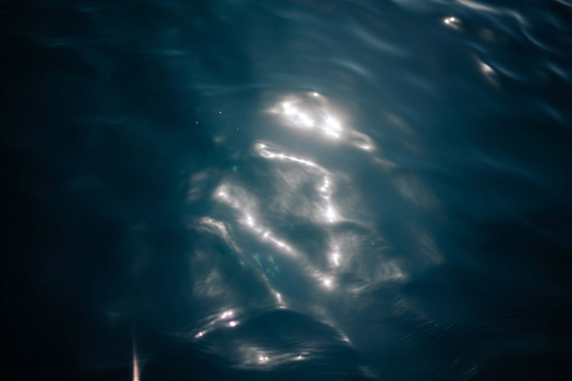 Reflets du soleil sur la mer
